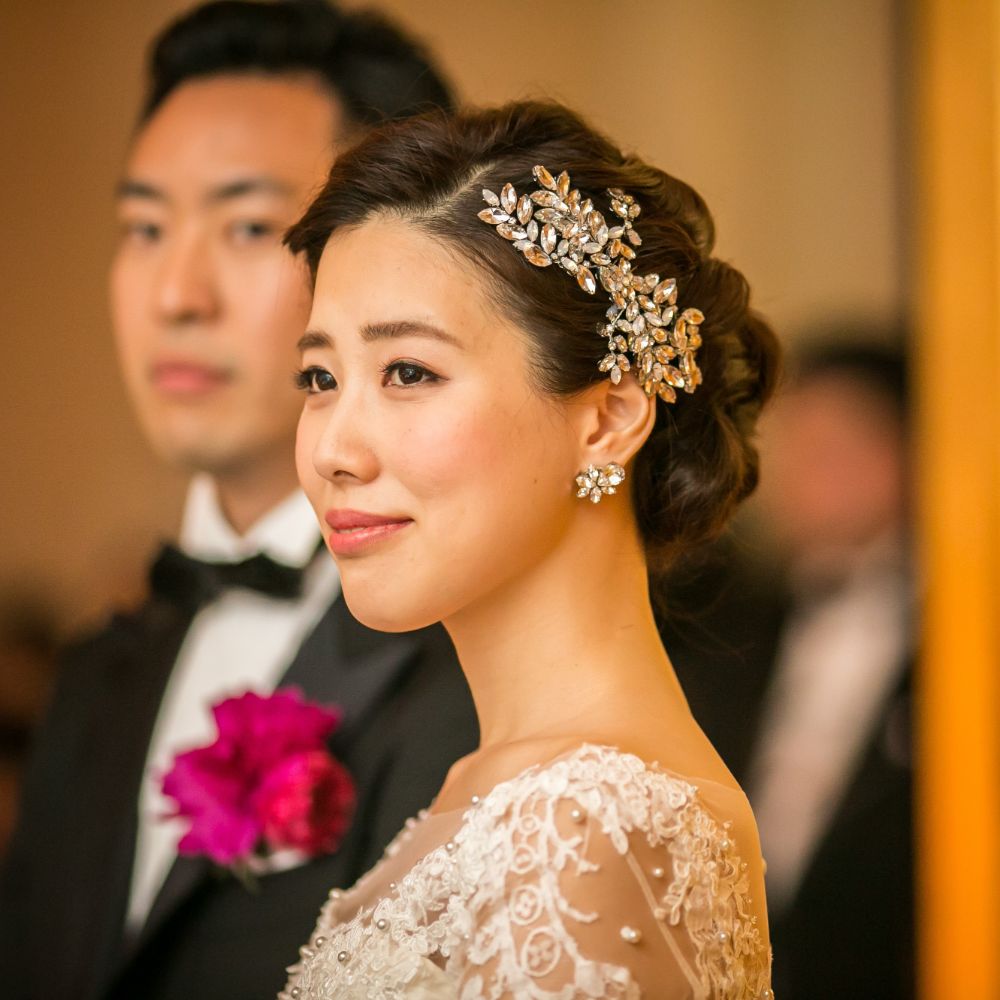 【洋装1着】ベーシックパッケージ　(アテンド付) 【結婚式　ヘアメイク　新郎　新婦】