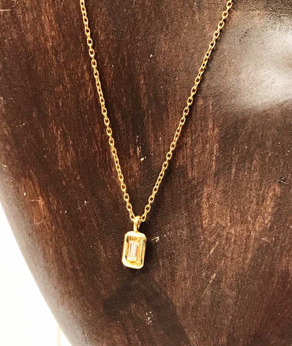 Taper DIAMOND Nc/ブライダルアクセサリー 【結婚式 ネックレス】