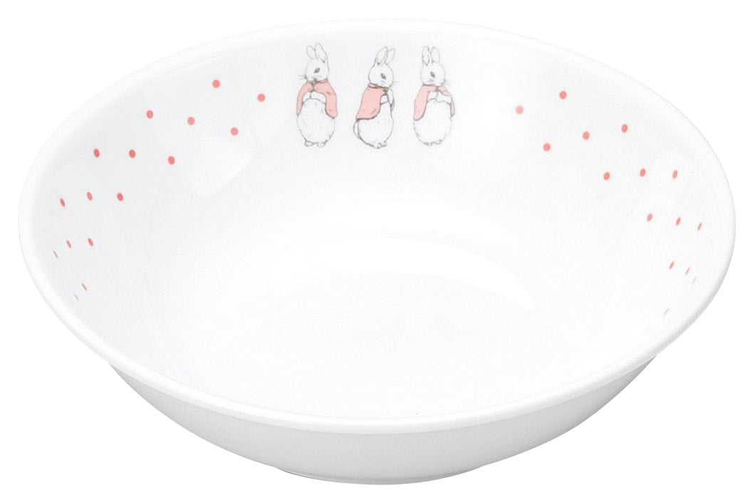 強化磁器 こども用 食器4点セット ピーターラビット™ ドットガールズ【熨斗可】 【結婚式 ギフト 内祝い 結婚祝い 出産祝い】