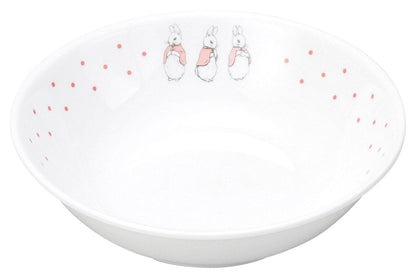 強化磁器 こども用 食器4点セット ピーターラビット™ ドットガールズ【熨斗可】 【結婚式 ギフト 内祝い 結婚祝い 出産祝い】