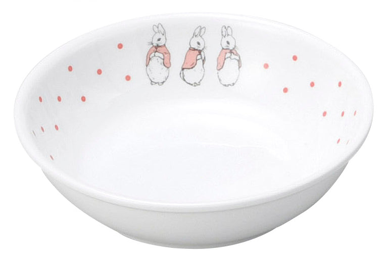 強化磁器 こども用 食器&スプーンフォークセット ピーターラビット™ ドットガールズ【熨斗可】 【結婚式 ギフト 内祝い 結婚祝い 出産祝い】