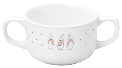 強化磁器 こども用 食器&スプーンフォークセット ピーターラビット™ ドットガールズ【熨斗可】 【結婚式 ギフト 内祝い 結婚祝い 出産祝い】