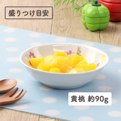 強化磁器 こども用 食器4点セット ピーターラビット™ フルール【熨斗可】　【結婚式　ギフト　内祝い　結婚祝い　出産祝い】