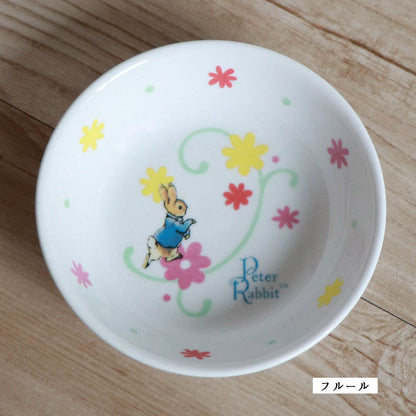 強化磁器 こども用 食器&スプーンフォークセット ピーターラビット™ フルール【熨斗可】 【結婚式 ギフト 内祝い 結婚祝い 出産祝い】