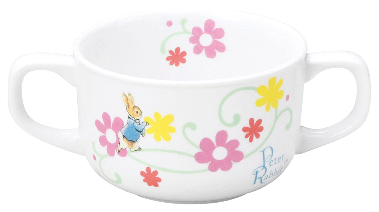 強化磁器 こども用 食器&スプーンフォークセット ピーターラビット™ フルール【熨斗可】 【結婚式 ギフト 内祝い 結婚祝い 出産祝い】