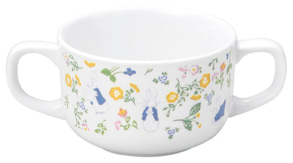 強化磁器 こども用 食器&スプーンフォークセット ピーターラビット™ ナチュラルガーデン【熨斗可】 【結婚式 ギフト 内祝い 結婚祝い 出産祝い】