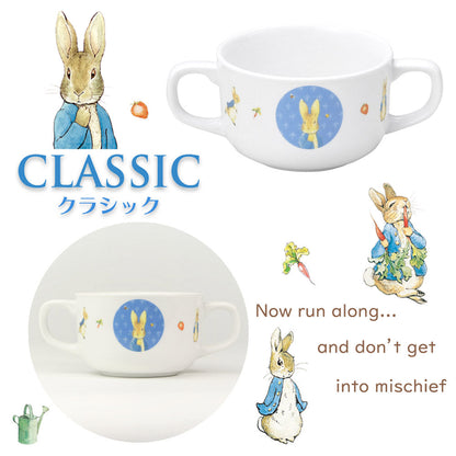 強化磁器 こども用 食器&スプーンフォークセット ピーターラビット™ クラシック【熨斗可】 【結婚式 ギフト 内祝い 結婚祝い 出産祝い】