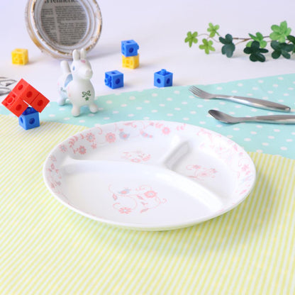 強化磁器 こども用 食器&スプーンフォークセット サラサ・ピンク【熨斗可】 【結婚式 ギフト 内祝い 結婚祝い 出産祝い】