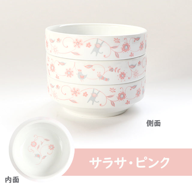 強化磁器 こども用 食器&スプーンフォークセット サラサ・ピンク【熨斗可】 【結婚式 ギフト 内祝い 結婚祝い 出産祝い】