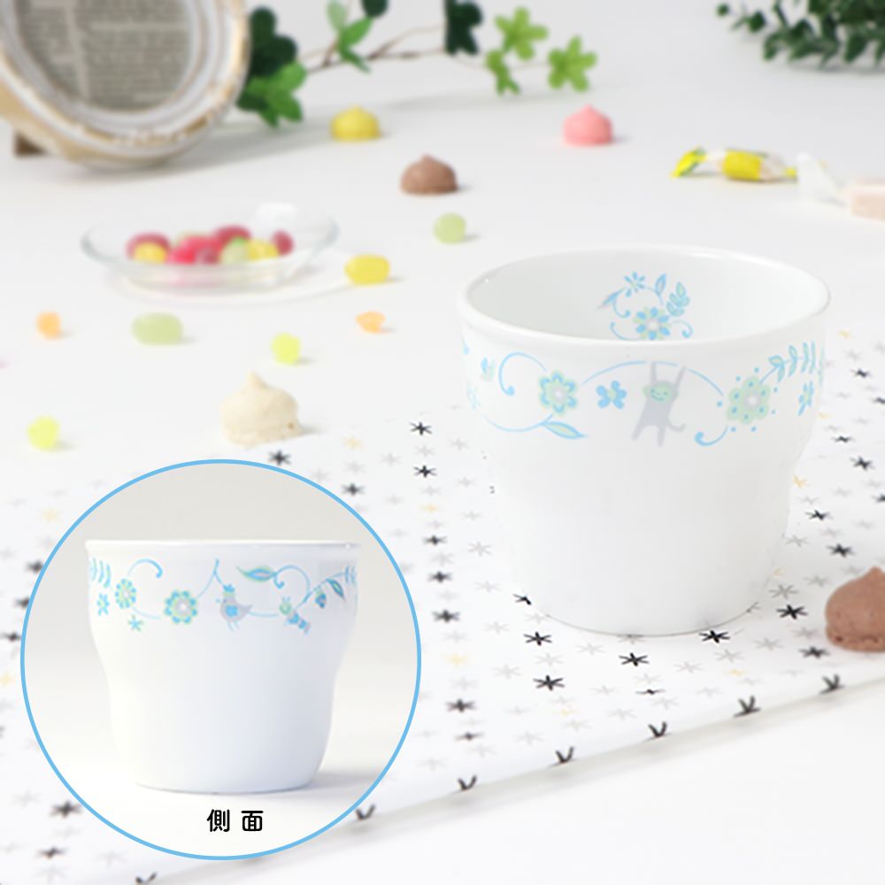 強化磁器 こども用 食器4点セット サラサ・ブルー【熨斗可】 【結婚式 ギフト 内祝い 結婚祝い 出産祝い】