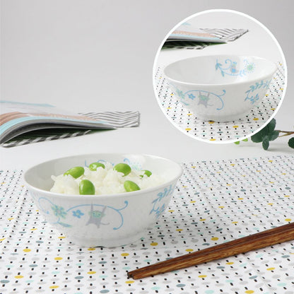 強化磁器 こども用 食器4点セット サラサ・ブルー【熨斗可】 【結婚式 ギフト 内祝い 結婚祝い 出産祝い】