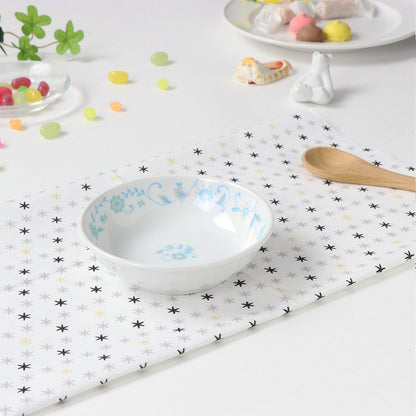 強化磁器 こども用 食器4点セット サラサ・ブルー【熨斗可】 【結婚式 ギフト 内祝い 結婚祝い 出産祝い】