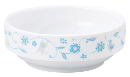 強化磁器 こども用 食器&スプーンフォークセット サラサ・ブルー【熨斗可】 【結婚式 ギフト 内祝い 結婚祝い 出産祝い】