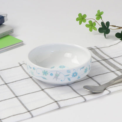 強化磁器 こども用 食器&スプーンフォークセット サラサ・ブルー【熨斗可】 【結婚式 ギフト 内祝い 結婚祝い 出産祝い】