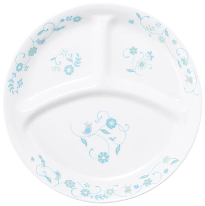 強化磁器 こども用 食器&スプーンフォークセット サラサ・ブルー【熨斗可】 【結婚式 ギフト 内祝い 結婚祝い 出産祝い】