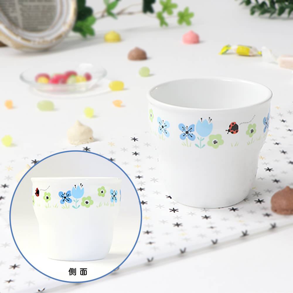 強化磁器 こども用 食器4点セット ブルーメ・ブルー【熨斗可】 【結婚式 ギフト 内祝い 結婚祝い 出産祝い】