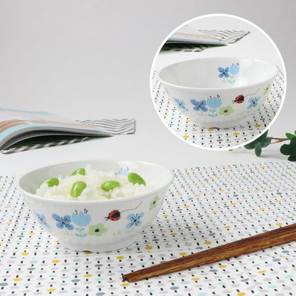 強化磁器 こども用 食器4点セット ブルーメ・ブルー【熨斗可】 【結婚式 ギフト 内祝い 結婚祝い 出産祝い】