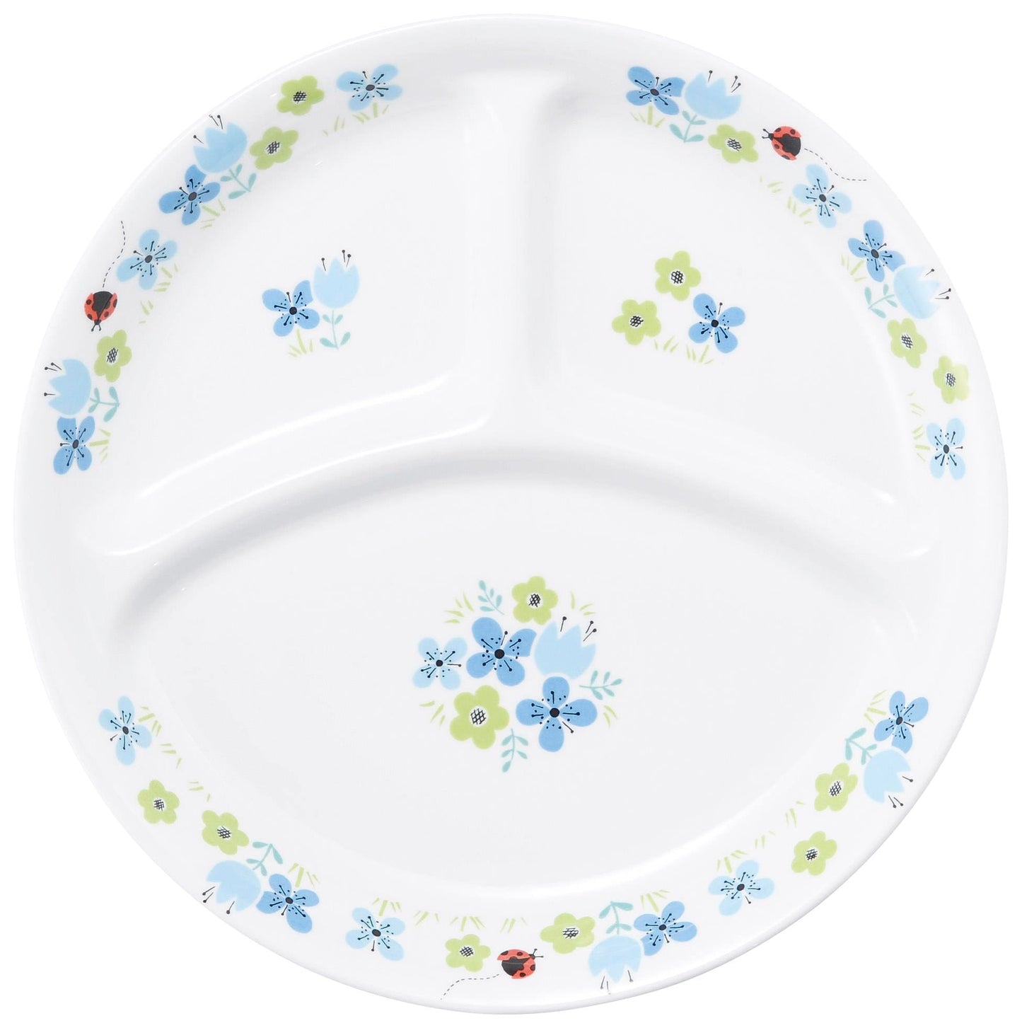 強化磁器 こども用 食器&スプーンフォークセット ブルーメ・ブルー【熨斗可】 【結婚式 ギフト 内祝い 結婚祝い 出産祝い】