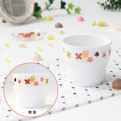 強化磁器 こども用 食器4点セット ブルーメ・オレンジ【熨斗可】 【結婚式 ギフト 内祝い 結婚祝い 出産祝い】