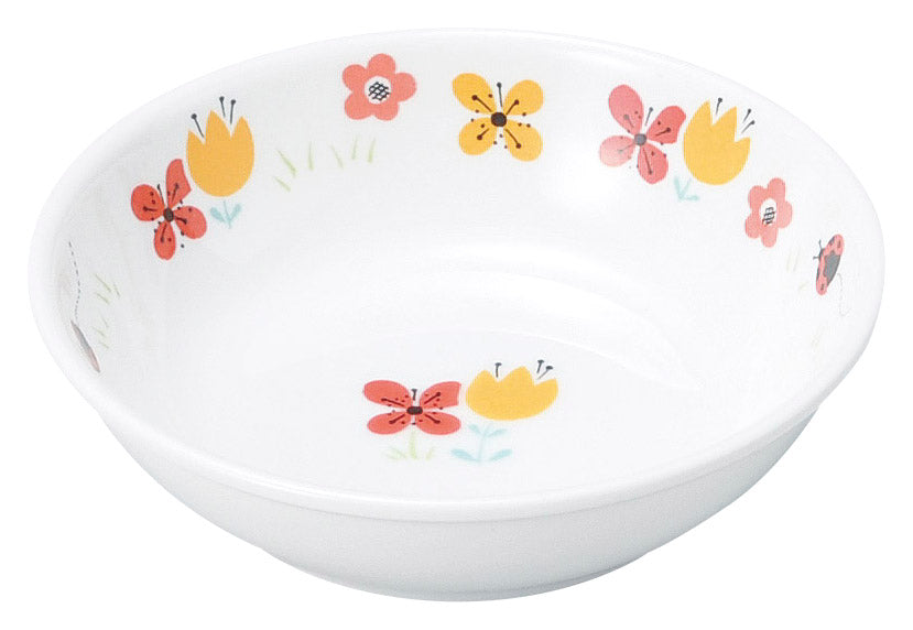 強化磁器 こども用 食器4点セット ブルーメ・オレンジ【熨斗可】 【結婚式 ギフト 内祝い 結婚祝い 出産祝い】