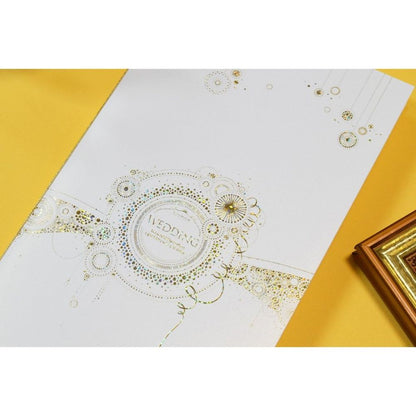 【結婚式 席次表】カーニバル ホワイト (印刷込み)【結婚式 ペーパー 席次表】