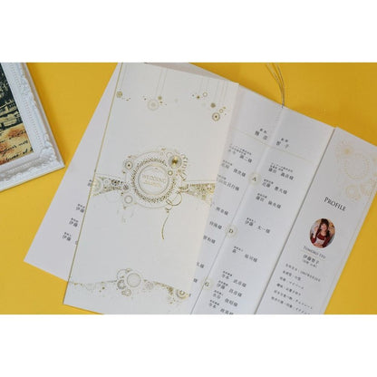 【結婚式 席次表】カーニバル ホワイト (印刷込み)【結婚式 ペーパー 席次表】