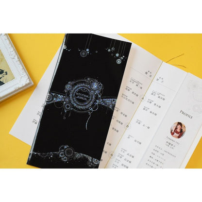 【結婚式 席次表】 カーニバル ブラック (印刷込み)【結婚式 ペーパー 席次表】