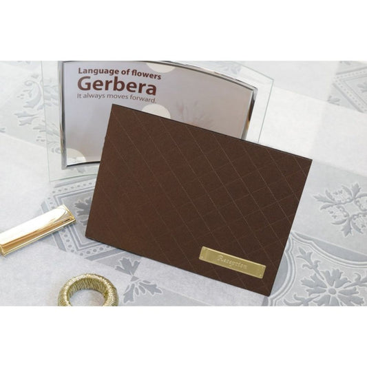 【結婚式 席次表】コンプリート ブラウン (印刷込み)【結婚式 ペーパー 席次表】