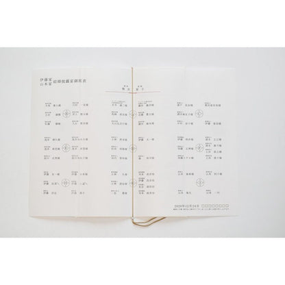 【結婚式 席次表】 縁 (印刷込み)【結婚式 ペーパー 席次表】