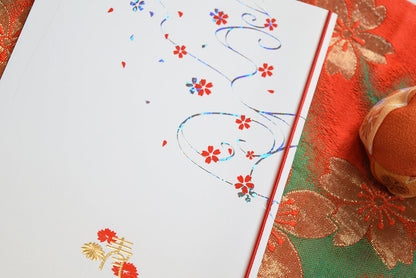 【結婚式 席次表 大人数専用】振袖 (印刷込み)【結婚式 ペーパー 席次表】