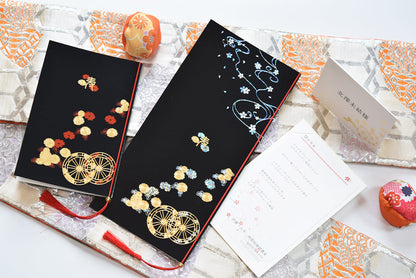 【結婚式 席次表 大人数専用】留袖 (印刷込み)【結婚式 ペーパー 席次表】