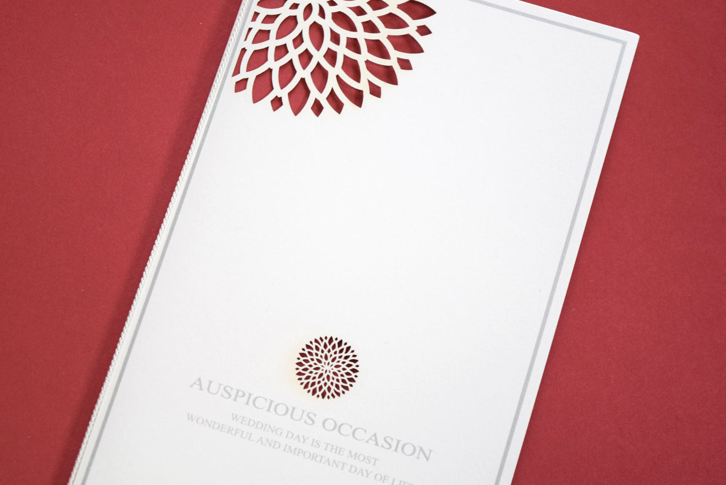 【結婚式 席次表 大人数専用】ダリア えんじ (印刷込み)【結婚式 ペーパー 席次表】