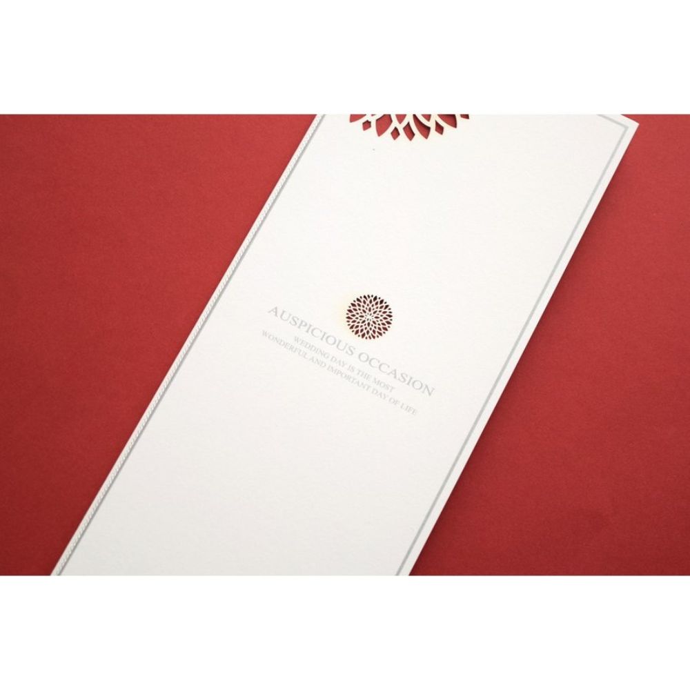 【※席次表+席札セット キャンペーン実施中※】ダリア えんじ (印刷込み)【結婚式 ペーパー 席次表】