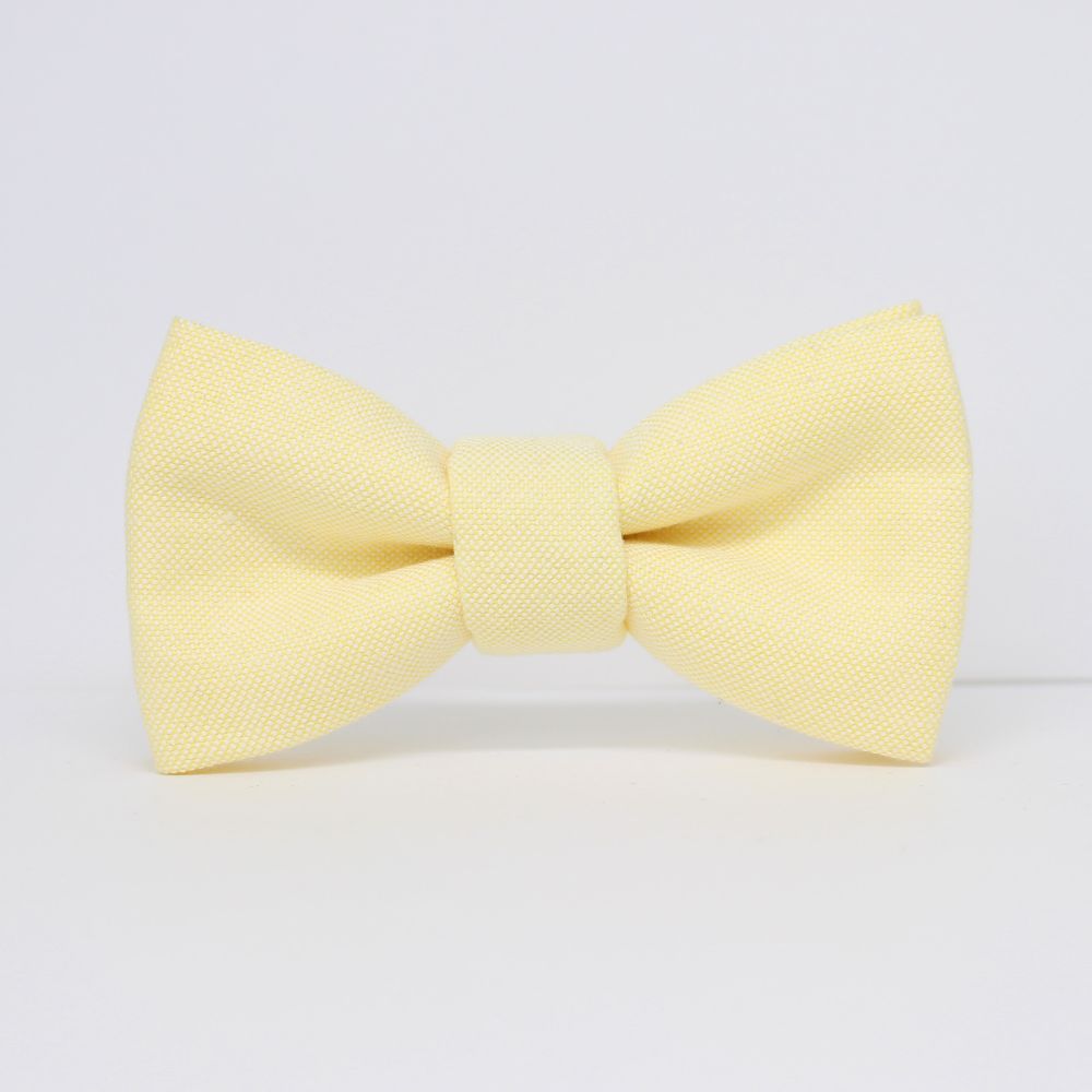 【kids】シャンブレー黄色 【結婚式 キッズ こども 蝶ネクタイ】