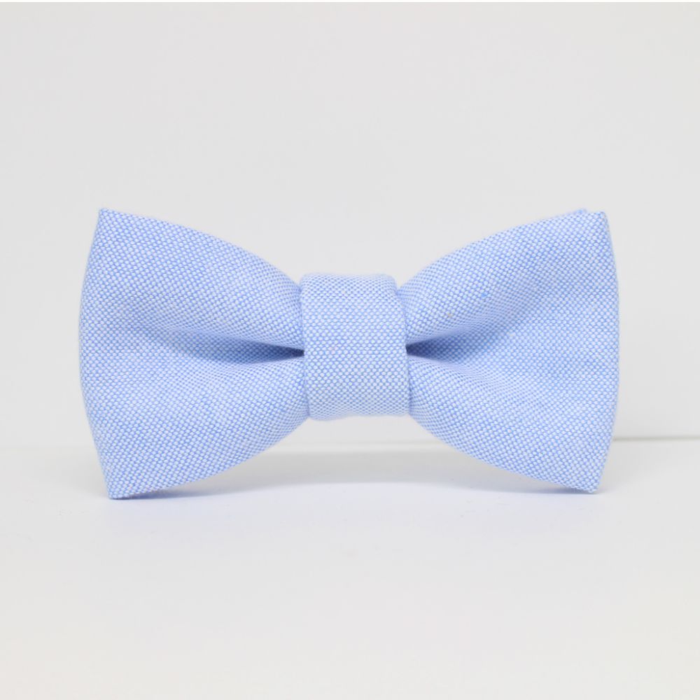 【kids】シャンブレー水色 【結婚式 キッズ こども 蝶ネクタイ】