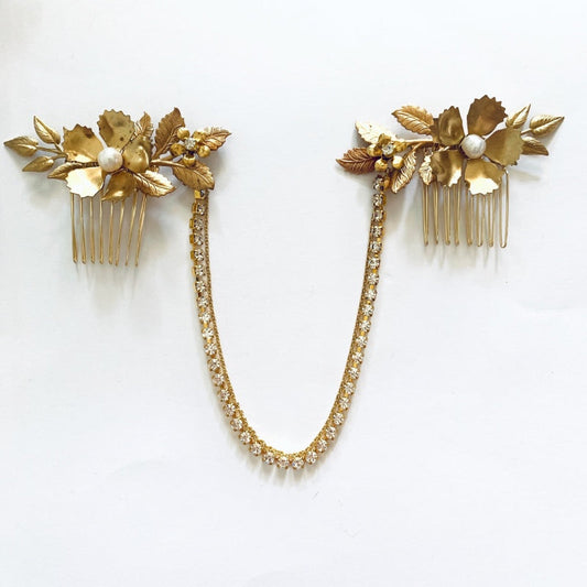 【ヘッドドレス】ダイアンヘッドピース 【結婚式 ヘアアクセサリー】