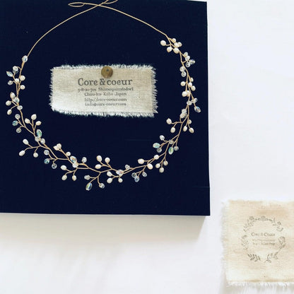 【ヘッドドレス】トゥイグヘアヴァイン/ブライダルアクセサリー 【結婚式 ヘアアクセサリー】