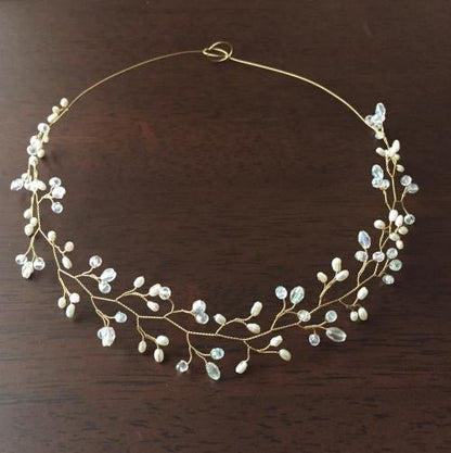 【ヘッドドレス】トゥイグヘアヴァイン/ブライダルアクセサリー 【結婚式 ヘアアクセサリー】