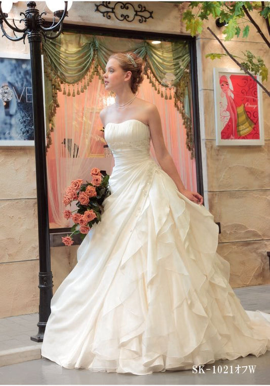 【SALE】白ドレス オフホワイト 【販売衣装】