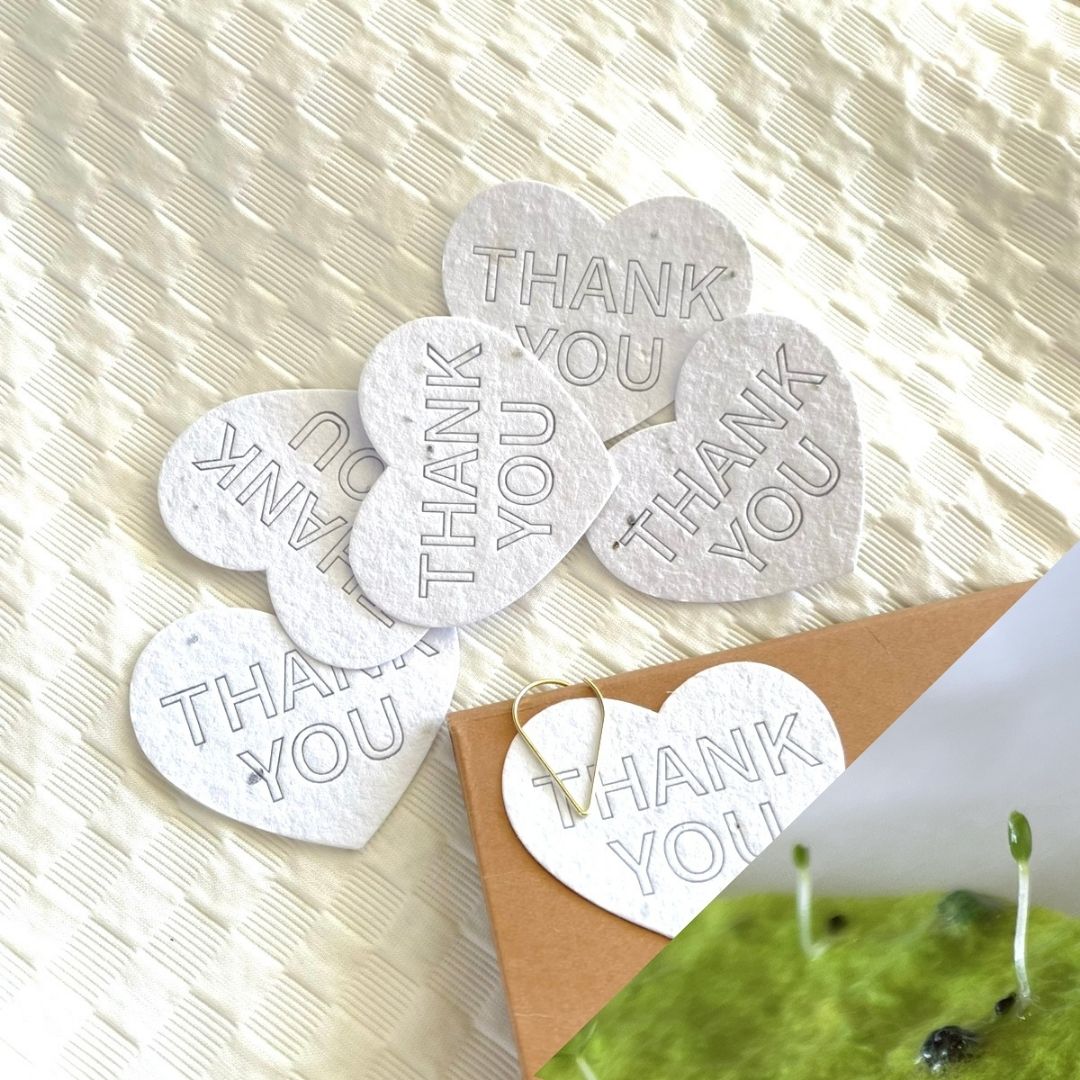 芽が出るThank youハート【結婚式 挙式 披露宴 演出グッズ】