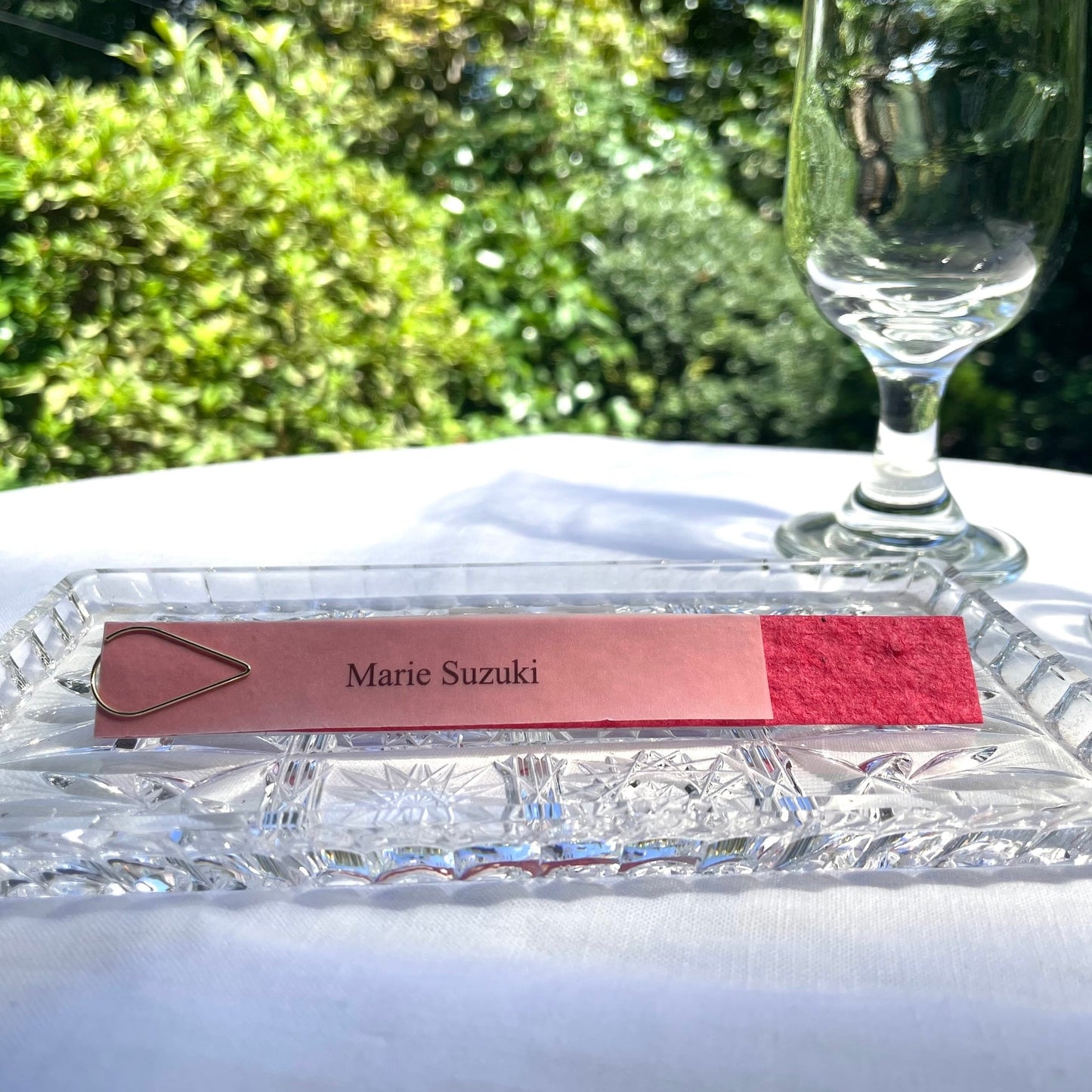 芽が出る席札-ムエット【結婚式 ペーパー 席札】