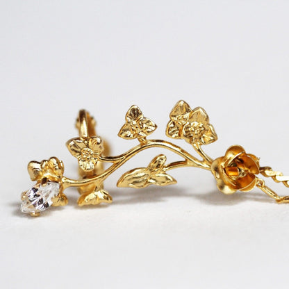 【ピアス・イヤリング】アンジーイヤーカフ/ブライダルアクセサリー 【結婚式 ピアス イヤリング】