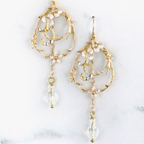 【ピアス】ハングガーデンピアス/ブライダルアクセサリー 【結婚式 ピアス イヤリング】