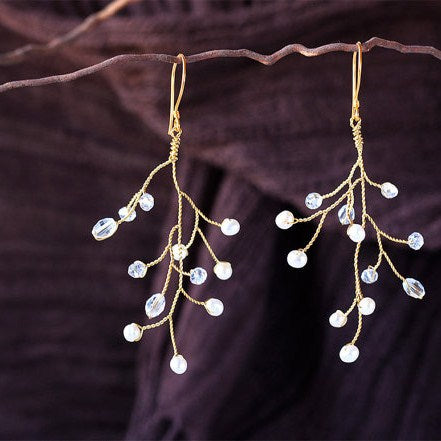 【ピアス】トゥイグヴァインピアス/ブライダルアクセサリー 【結婚式 ピアス イヤリング】