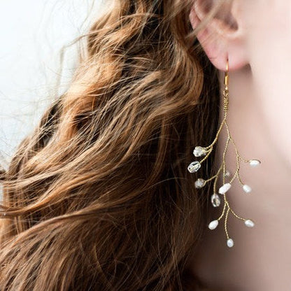 【ピアス】トゥイグヴァインピアス/ブライダルアクセサリー 【結婚式 ピアス イヤリング】