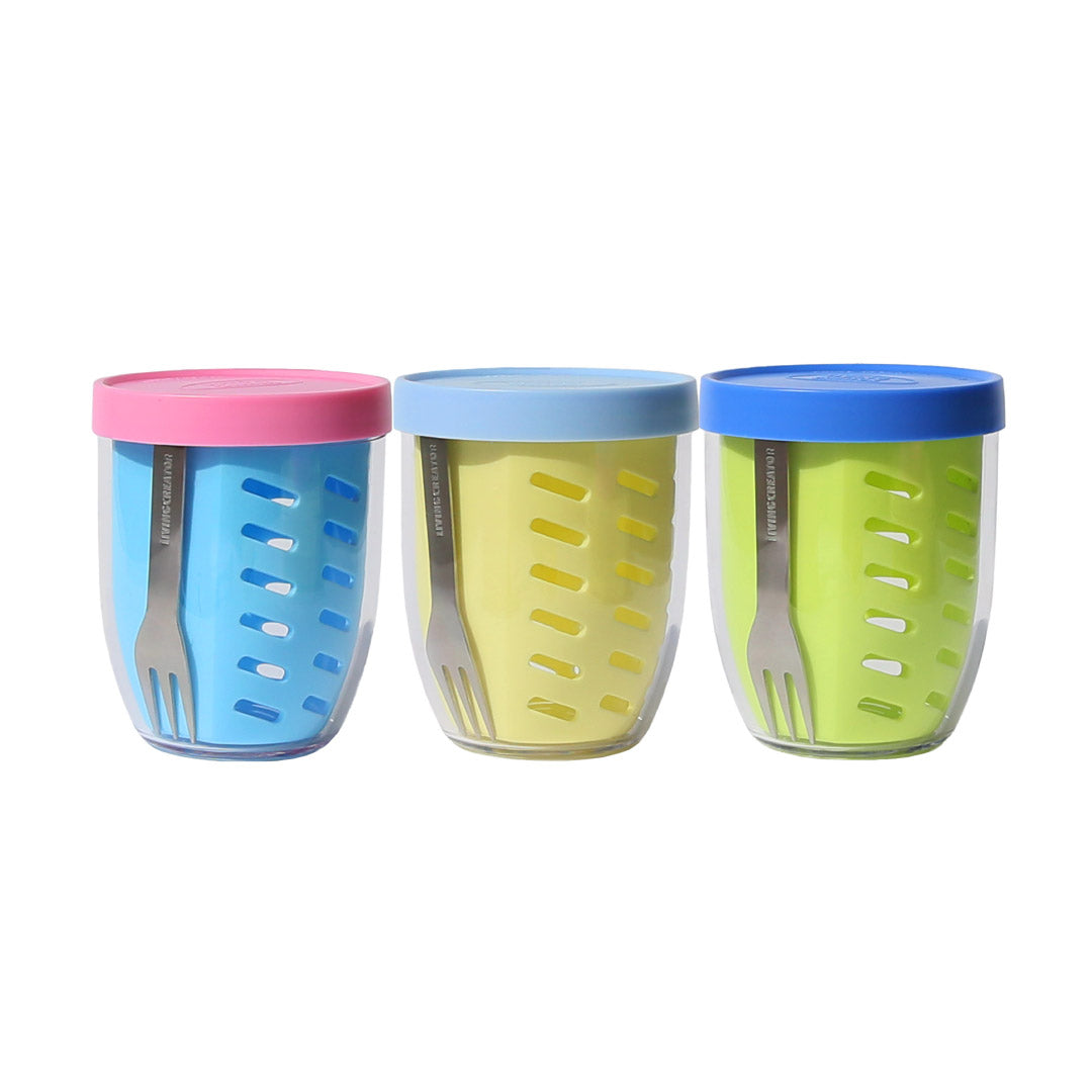 【サラダ/フルーツポット】KEEPER POT 3-PIECE SET SPRING【結婚式　ギフト　内祝い　生活雑貨　ランチボックス】