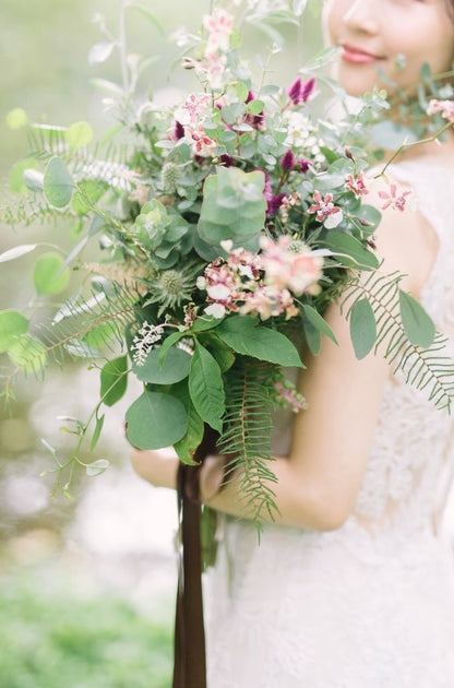 【生花】オーダーメイドブーケ 軽井沢・長野市内お届け 【結婚式 フラワー 生花 ブーケ ブートニア オーダーメイド】
