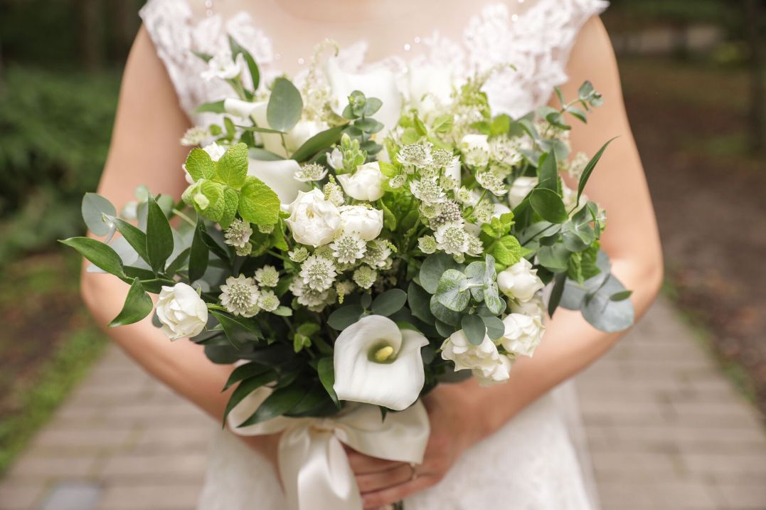 【生花】オーダーメイドブーケ 軽井沢・長野市内お届け 【結婚式 フラワー 生花 ブーケ ブートニア オーダーメイド】