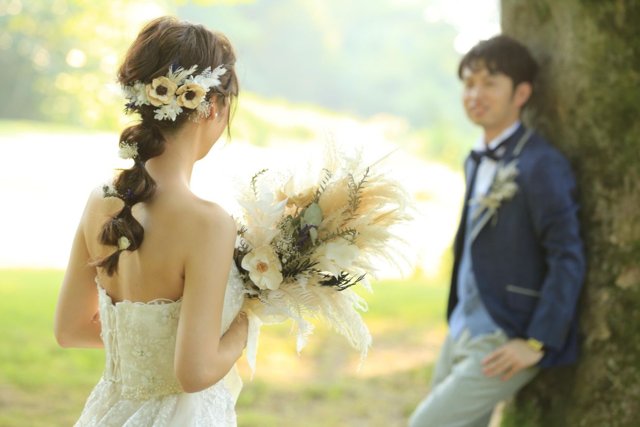 【生花】オーダーメイドブーケ 軽井沢・長野市内お届け 【結婚式 フラワー 生花 ブーケ ブートニア オーダーメイド】