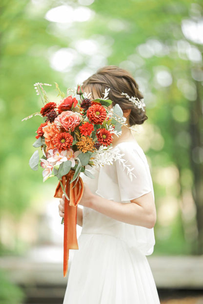 【生花】オーダーメイドブーケ 軽井沢・長野市内お届け 【結婚式 フラワー 生花 ブーケ ブートニア オーダーメイド】